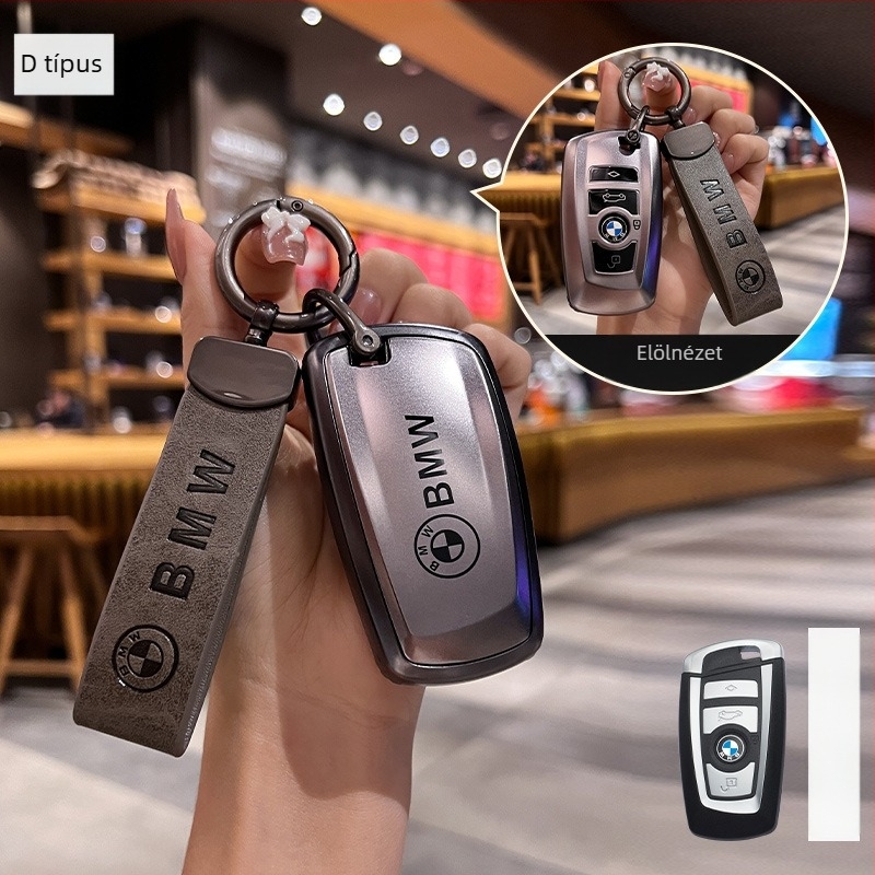 BMW kulcstartó tok 1/2/3/5/6/7 sorozat és X1/X3/X5 kompatibilis – TPU anyag, prémium dizájn, Huihuangda