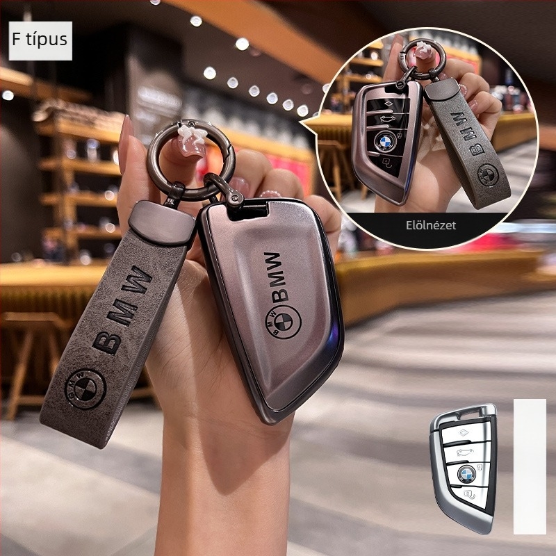 BMW kulcstartó tok 1/2/3/5/6/7 sorozat és X1/X3/X5 kompatibilis – TPU anyag, prémium dizájn, Huihuangda