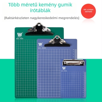 Iroda klipboard WEICHAUNG, modell A4/A5/A6, egyrészes rögzítő, nyomtatott logó, A4/A5/A6 papírral kompatibilis