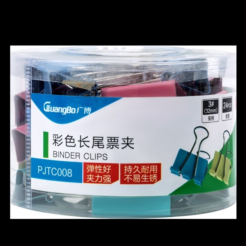 Guangbo PJTC005 sorozat - rozsdamentes acél nagy klipek, fém jegytartó, csőcsomagolás