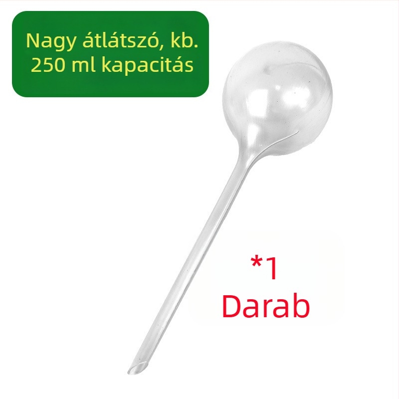 Csepegtetős öntöző rendszer — PVC, kapacitás 70–300 ml, csepegő funkció, beltéri növényekhez