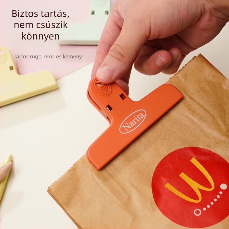 Narita Színes mágneses klip hűtőhöz — többfunkciós jegyzet- és nyugta tároló klip