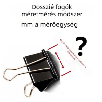 Hosszú farok klipsz - fém, modell Long tail clip, csomagolás: kazetta