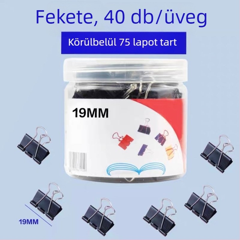 Hosszú farok klipsz - fém, modell Long tail clip, csomagolás: kazetta
