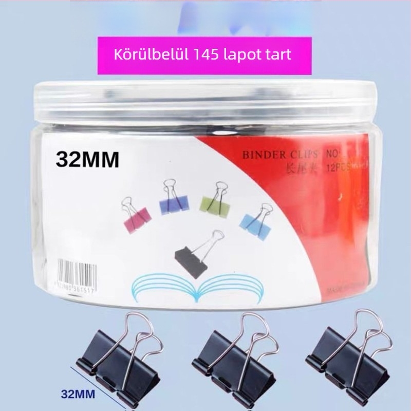 Hosszú farok klipsz - fém, modell Long tail clip, csomagolás: kazetta
