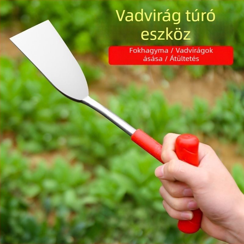 Fokhagyma ásó – kertészkedéshez, virágültetéshez és gyomláláshoz – többfunkciós eszköz kis gazdasághoz