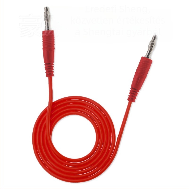 4 mm-es banán dugó kábelrel, standard, tiszta réz érintkező, 3C digitális eszközökhöz