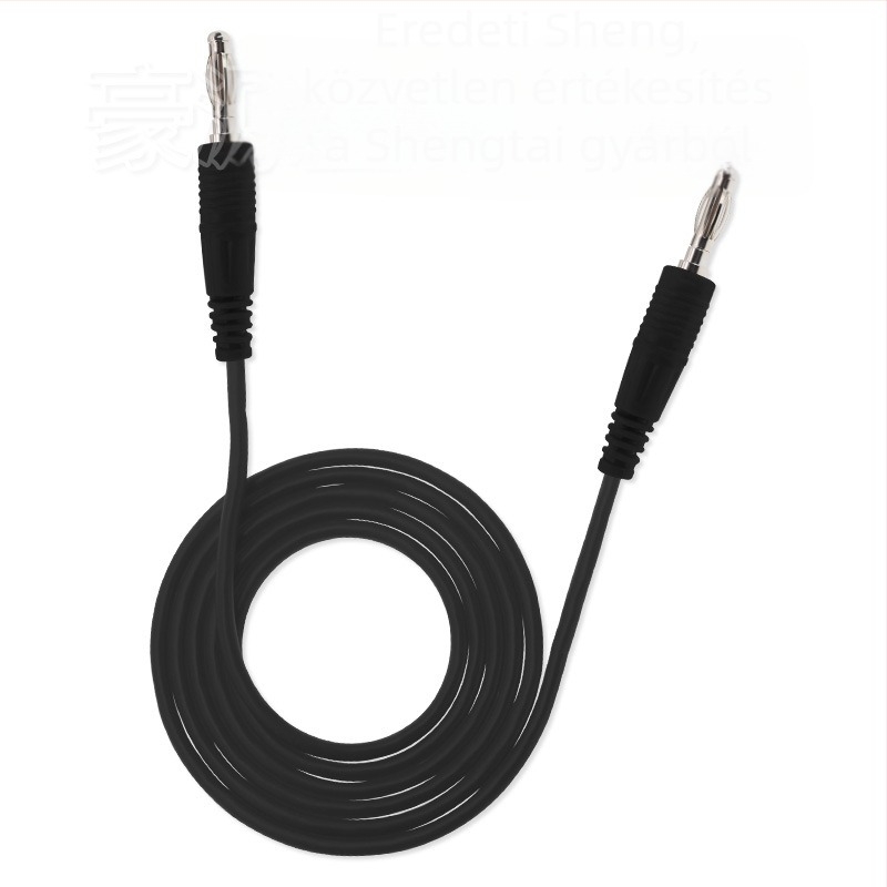 4 mm-es banán dugó kábelrel, standard, tiszta réz érintkező, 3C digitális eszközökhöz