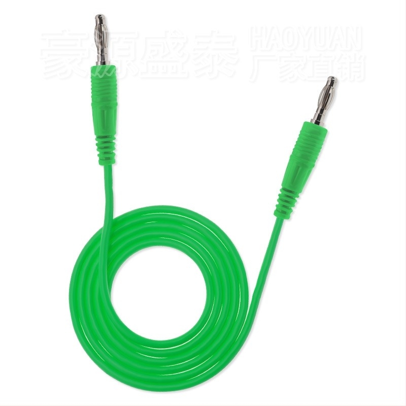 4 mm-es banán dugó kábelrel, standard, tiszta réz érintkező, 3C digitális eszközökhöz