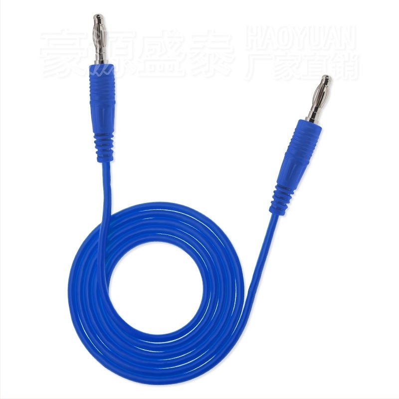 4 mm-es banán dugó kábelrel, standard, tiszta réz érintkező, 3C digitális eszközökhöz