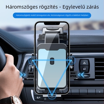 Waterfall vákuumos autós telefon-tartó, Dz06, műszerfalra szerelhető, univerzális modell, navigációhoz az autóban