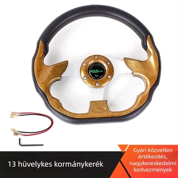 Autóverseny kormány - PU anyag, márka RASTP, modell STW031, általános használat