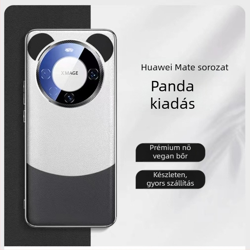 Huawei Mate60 Pro és Mate50 Pro tok, matt üveg, fém objektívgyűrű, teljes védelem, ütésálló, ujjlenyomat-mentes, hőelvezetés