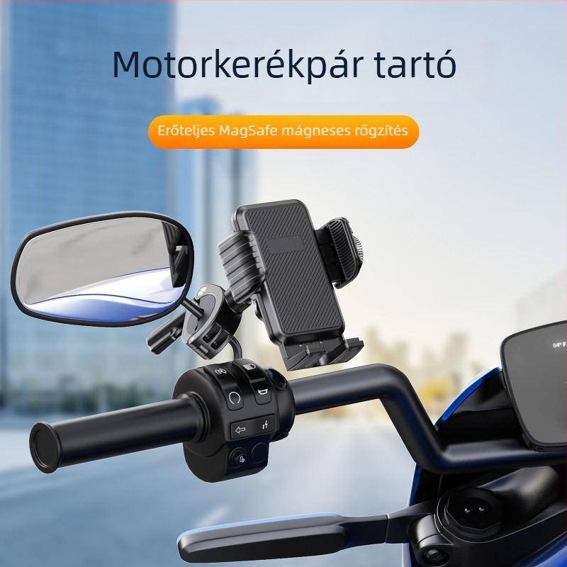 Oicar elektromos jármű telefon-tartó rezgéscsillapító navigációs tartóval kerékpárhoz és motorkerékpárhoz – műanyag kivitel