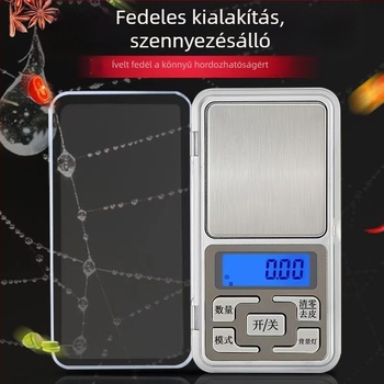 Háztartási magas pontosságú elektronikus mérleg, kompakt kiegyensúlyozó, Silver Wind márka, elektronikus mérés, többfunkciós, testreszabás elérhető
