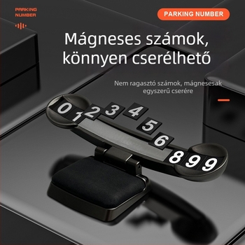 Rejtett parkolótábla, fém, modell 521, testreszabható feldolgozás, logó nyomtatva