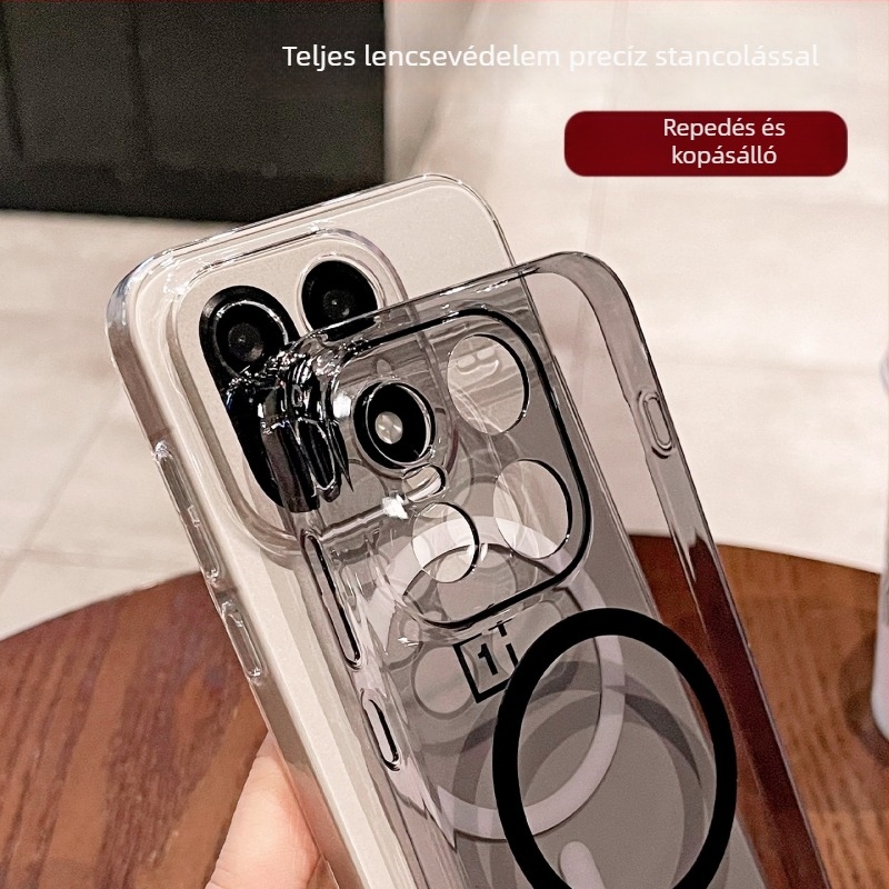 OnePlus 15 tok mágneses töltéssel, ütésálló, leesés elleni védelem, hőelvezetés, PC anyag