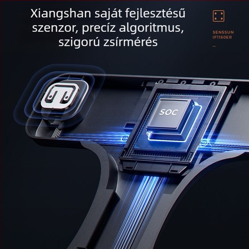 Xiangshan intelligens testzsír mérleg okos kijelzővel otthoni használatra, testzsír- és testsúlymérés, újratölthető elektronikus mérleg