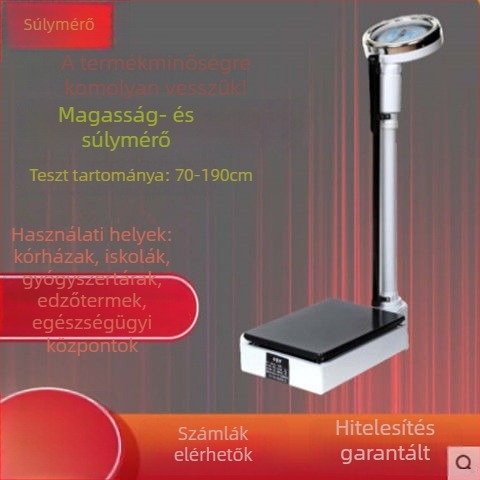 Nollesen súlymérleg diákoknak – méri a testsúlyt, egyszerű dizájn