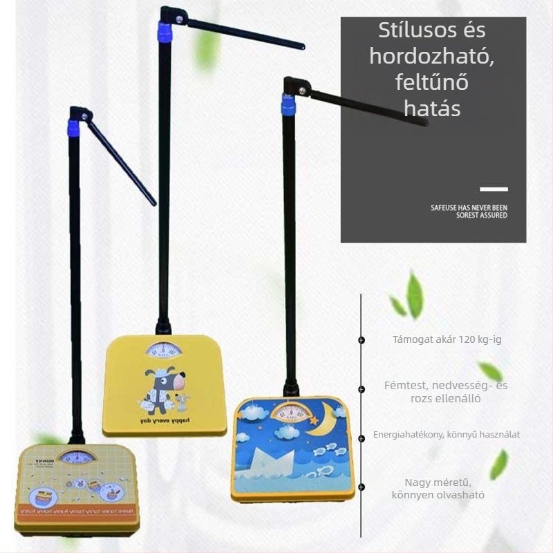Nollesen súlymérleg diákoknak – méri a testsúlyt, egyszerű dizájn