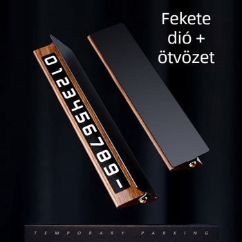 Rejtett fa parkolási jel, modell C03_, logónyomtatás elérhető