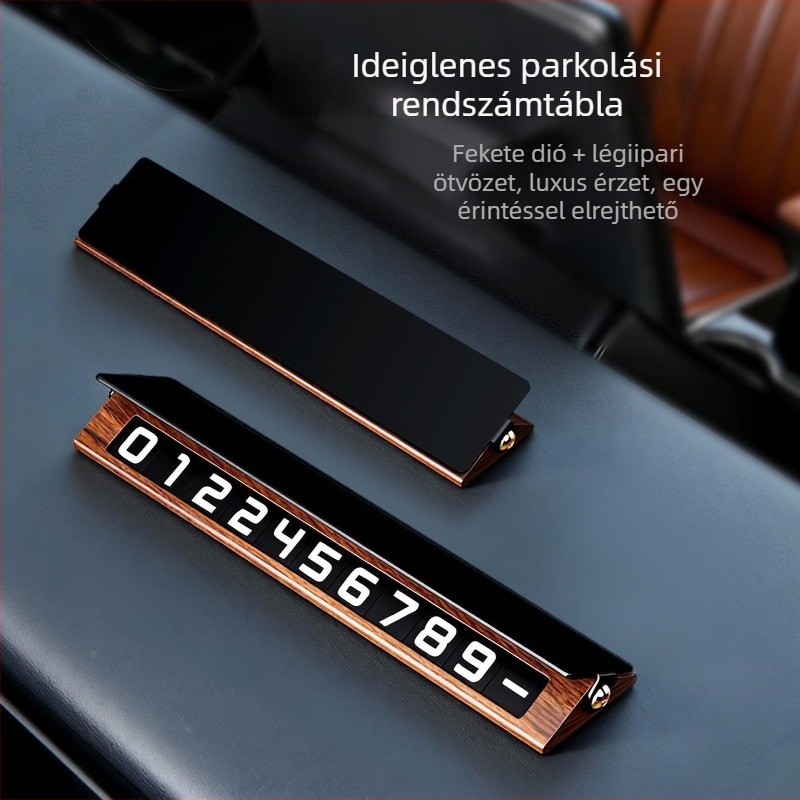 Rejtett fa parkolási jel, modell C03_, logónyomtatás elérhető