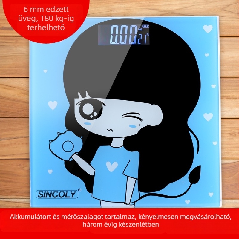 Otthoni digitális testsúlymérő felnőtteknek, pontos súlymérés
