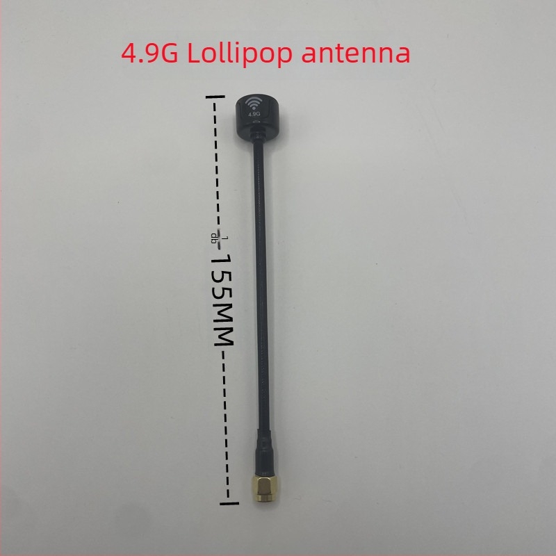 Y-típusú antenna FPV drónhoz, frekvenciák 1.2–1.3 GHz, 4.9 GHz, 5.8 GHz, impedancia 50 Ω, nyereség 2.7, SWR ≤ 1.5