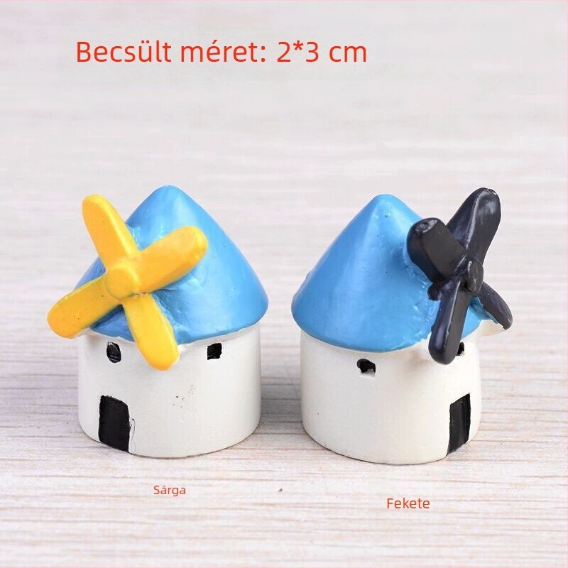 Miniauri táj dekor – Kézzel készített gyanta díszek cartoon stílusban, Brand: Chen Jun Craftsmanship, Anyag: szintetikus gyanta