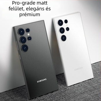 Samsung Galaxy S24 Ultra telefontok — ultra vékony, matt PP keményhéj, minimalist design, hőelvezetés, ujjlenyomat-mentes, testreszabható