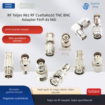 Koaxiális RF csatlakozó adapter: BNC–TNC, TNC-J–BNC-K, férfi a nőhöz