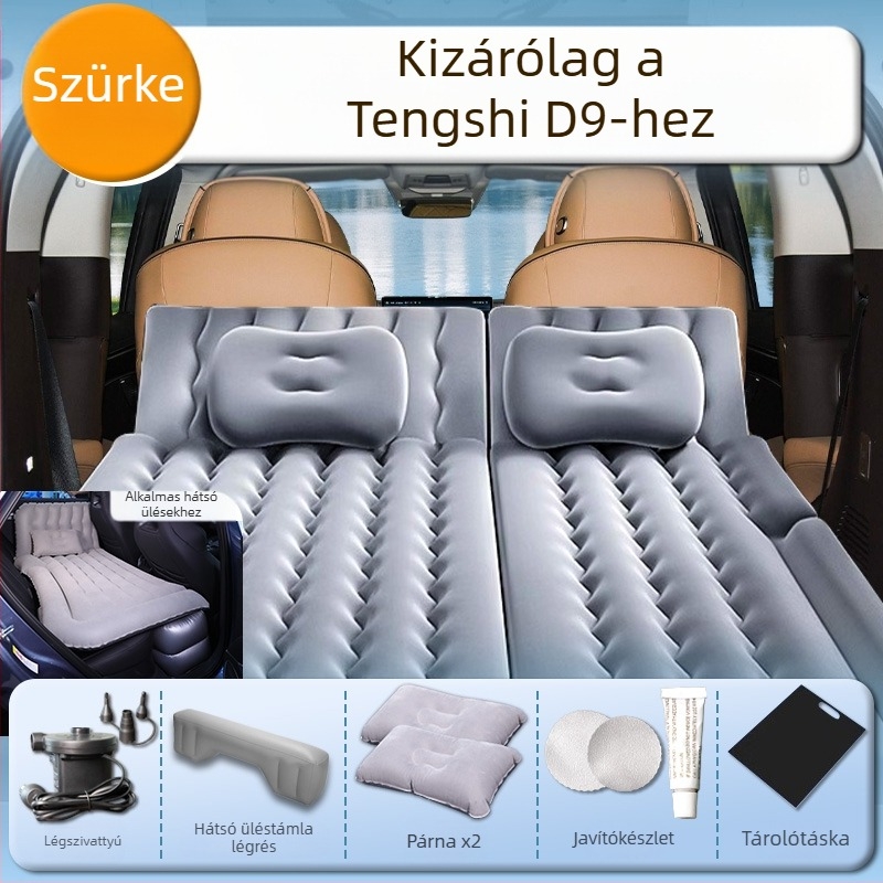 Denza D9 Felfújható autós matrac – légágy a hátsó ülésekhez, a csomagtartóhoz és a harmadik üléssornak