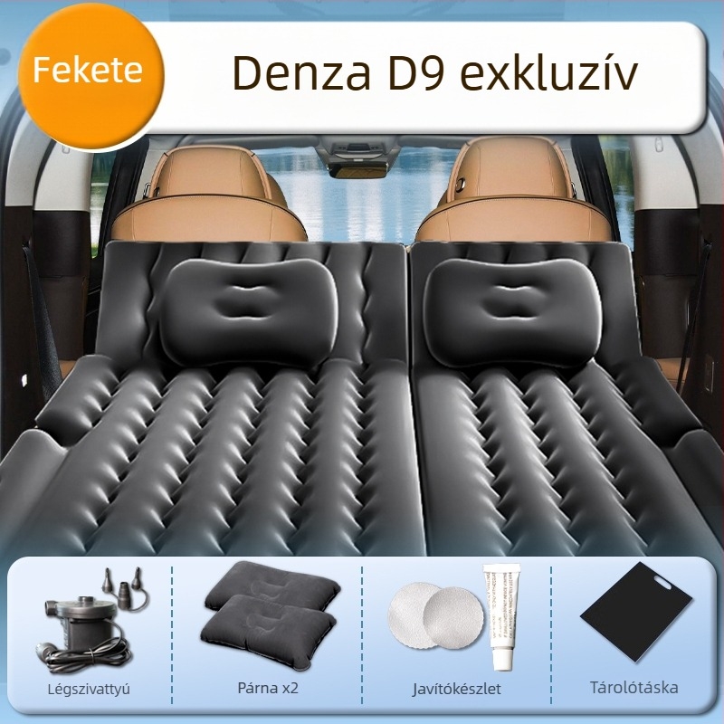 Denza D9 Felfújható autós matrac – légágy a hátsó ülésekhez, a csomagtartóhoz és a harmadik üléssornak