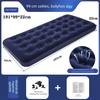 Felfújható ágy kempingezéshez — felület: kompozit szövet; kültéri használat; sátorhoz alkalmas