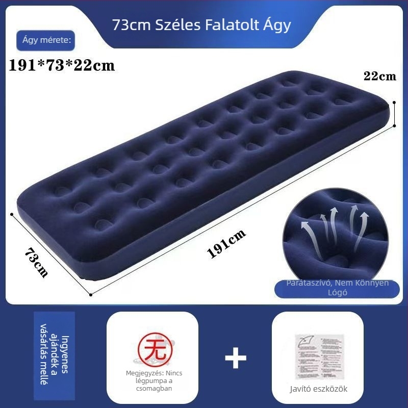 Felfújható ágy kempingezéshez — felület: kompozit szövet; kültéri használat; sátorhoz alkalmas