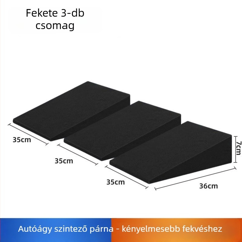 Autó hátsó ülésének sík párnája — univerzális illeszkedés, nem felfújható, súly 300 g, maximális terhelés 500, logó nyomtatás elérhető