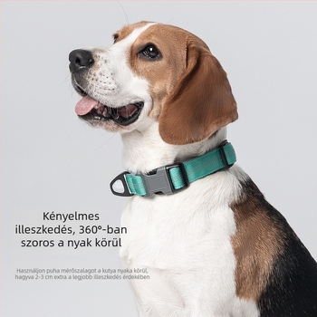 Új nylon kutya nyakörv, nagy, közepes és kicsi méretekben, fényvisszaverő, kültéri használatra