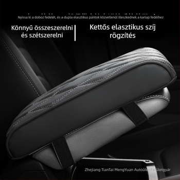 Autó középső kartámasz párna, bőr, modell fsxd01, univerzális kompatibilitás, súly 0,5 kg