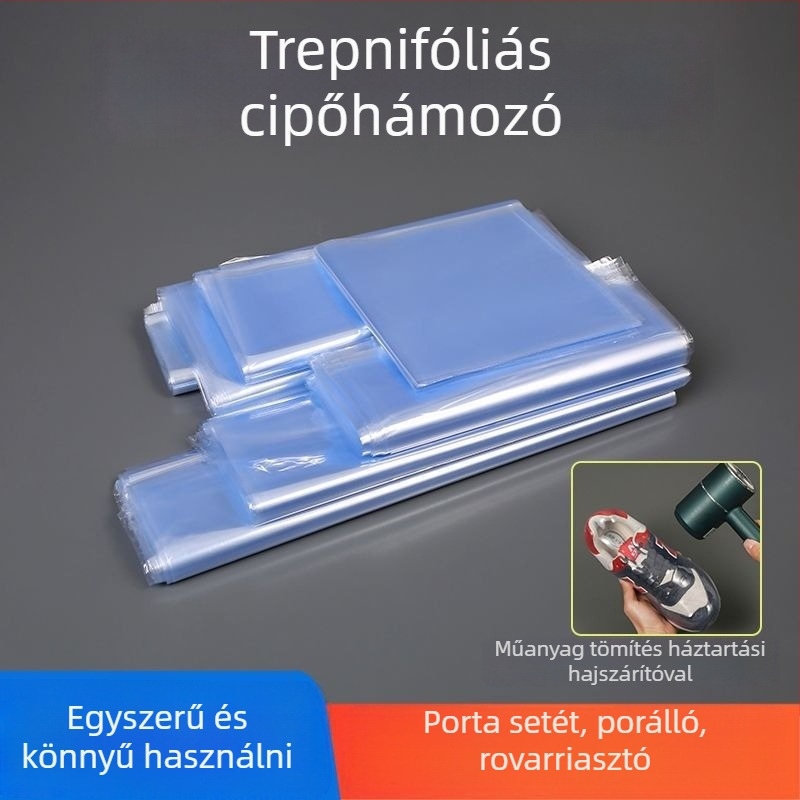 Műanyag cipő tároló táska, porálló, termékkód B3y6c2rt, kínai trend stílus