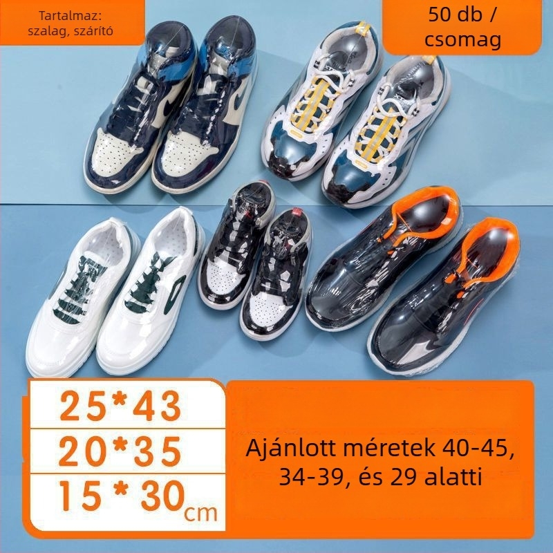 Műanyag cipő tároló táska, porálló, termékkód B3y6c2rt, kínai trend stílus