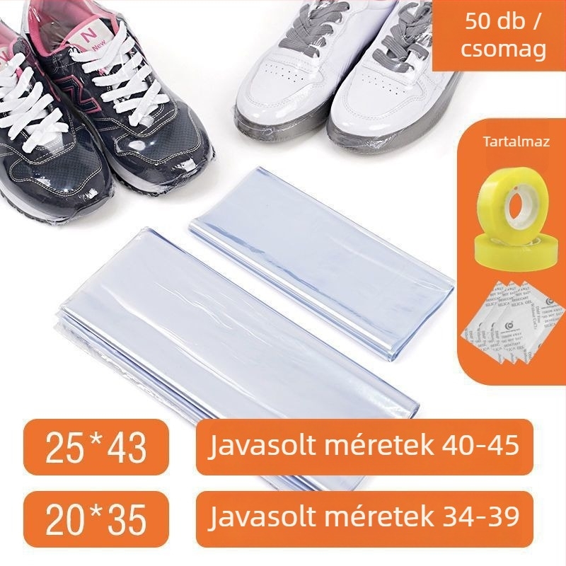 Műanyag cipő tároló táska, porálló, termékkód B3y6c2rt, kínai trend stílus