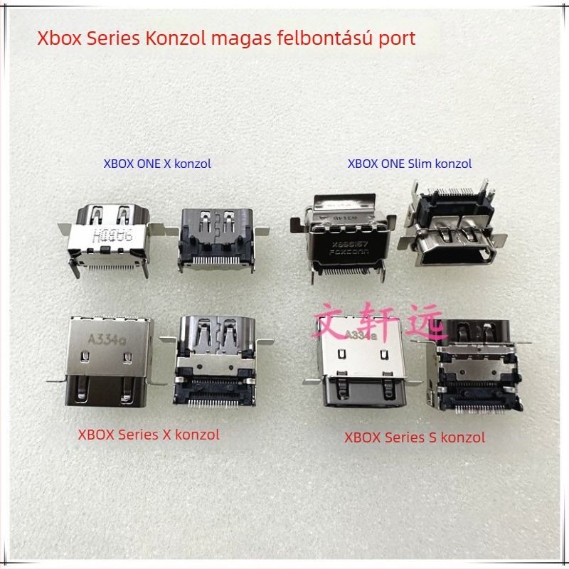 HDMI 2.1 csatlakozó Xbox Series S/X-hez – javítási alkatrész, forrasztott csatlakozás