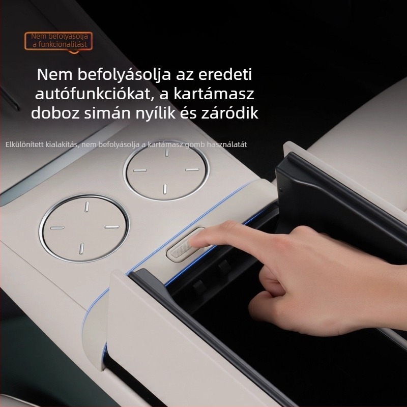 Xiaomi Yu7 központi vezérlő dekoratív matricái – szilikon, ragasztó nélküli védőpadok, karcolás elleni védelem a karfa alatti gombokhoz (Model YU7)