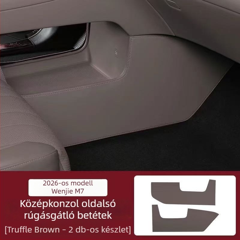 26 modellhez illeszkedő bőr belső védőpanelek a középkonzolhoz és kartámasz belső védőpadok