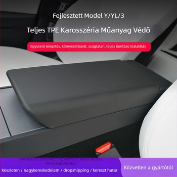 Tesla Model 3/Y kartámaszfedél – TPE belső központi konzolfedél, testreszabható