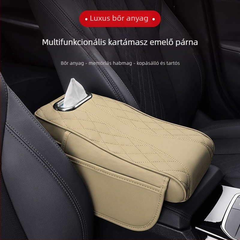 Nordy bőr autókarfa párna — általános kompatibilitás, testreszabás elérhető