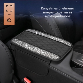 Bőr univerzális könyöktámaszvédő borítás, testreszabható