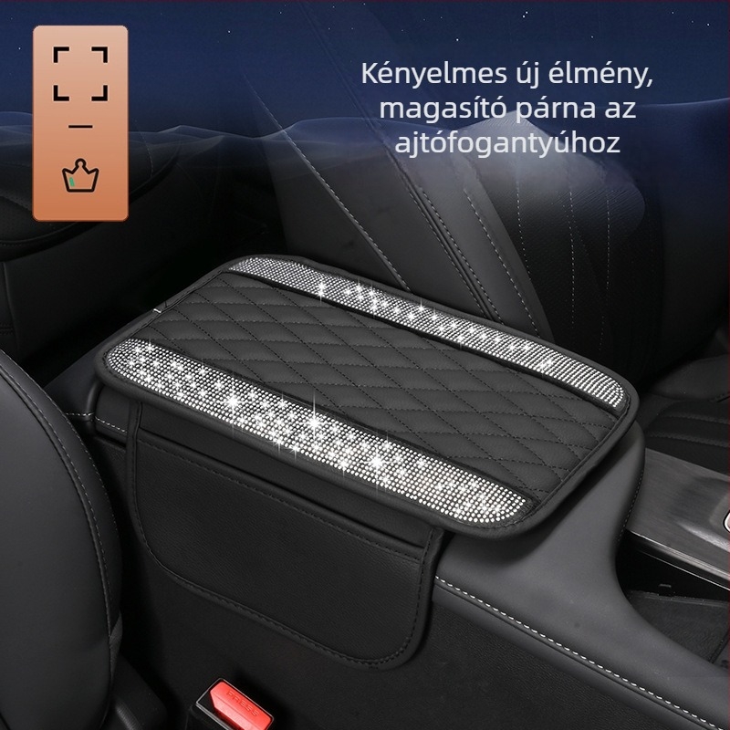 Bőr univerzális könyöktámaszvédő borítás, testreszabható