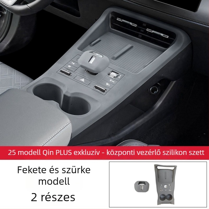 Szilikon központi konzol padok, testreszabhatóak, anyag: szilikon, kompatibilis BYD Qin Plus-szal