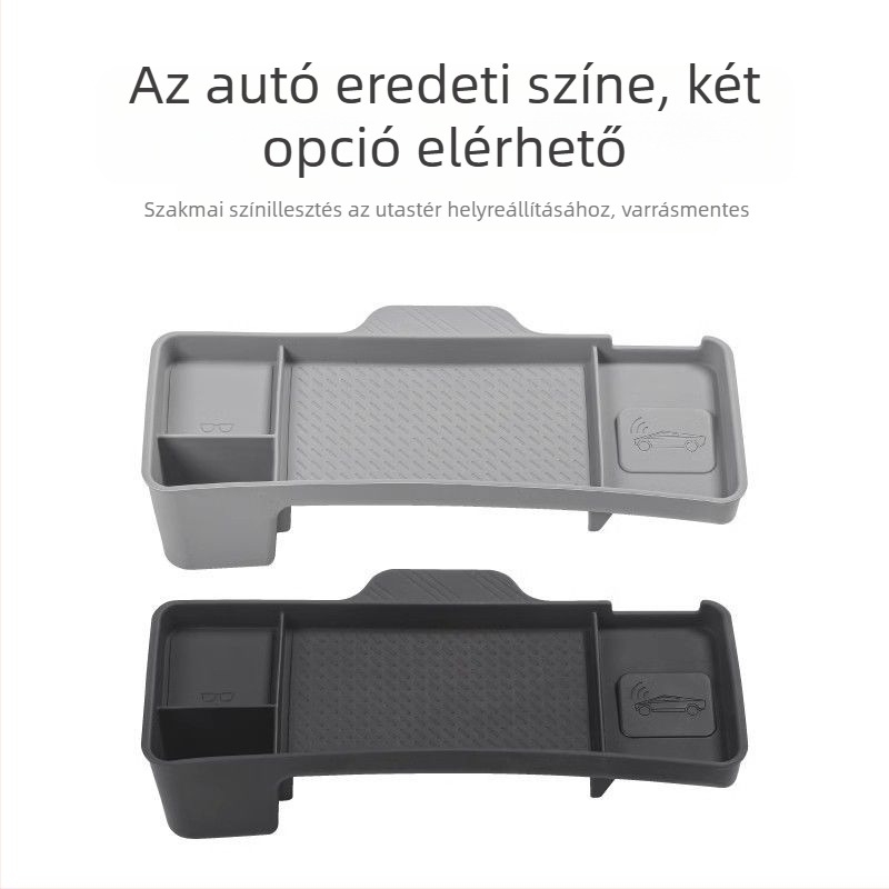 Tesla Model Y3 Középkonzol Hátsó Tároló Doboz szalvétatartóval és ETC Tálcával (Műanyag) – Kompatibilis a Tesla-val; Eredet: Guangzhou; Termékkód: 007